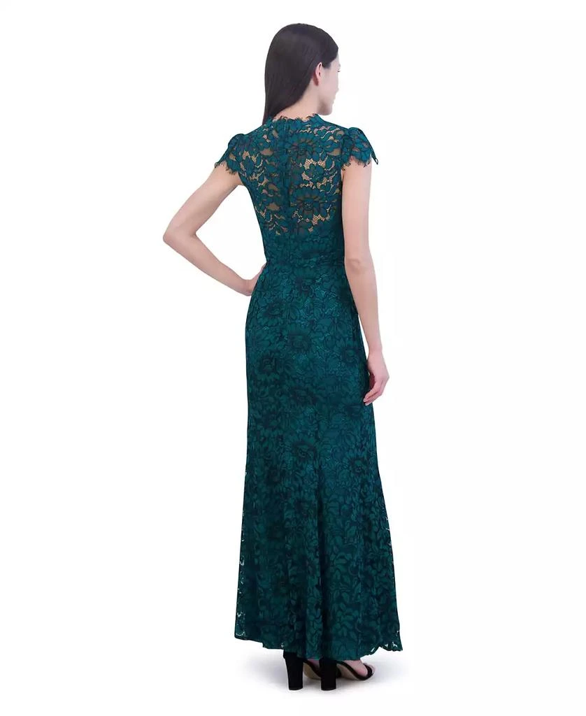 Eliza J Women's Cap-Sleeve Lace Gown 2