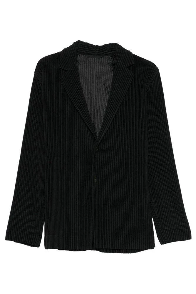Homme Plissé Issey Miyake Homme Plissé Issey Miyake Pleated Single-Breasted Blazer