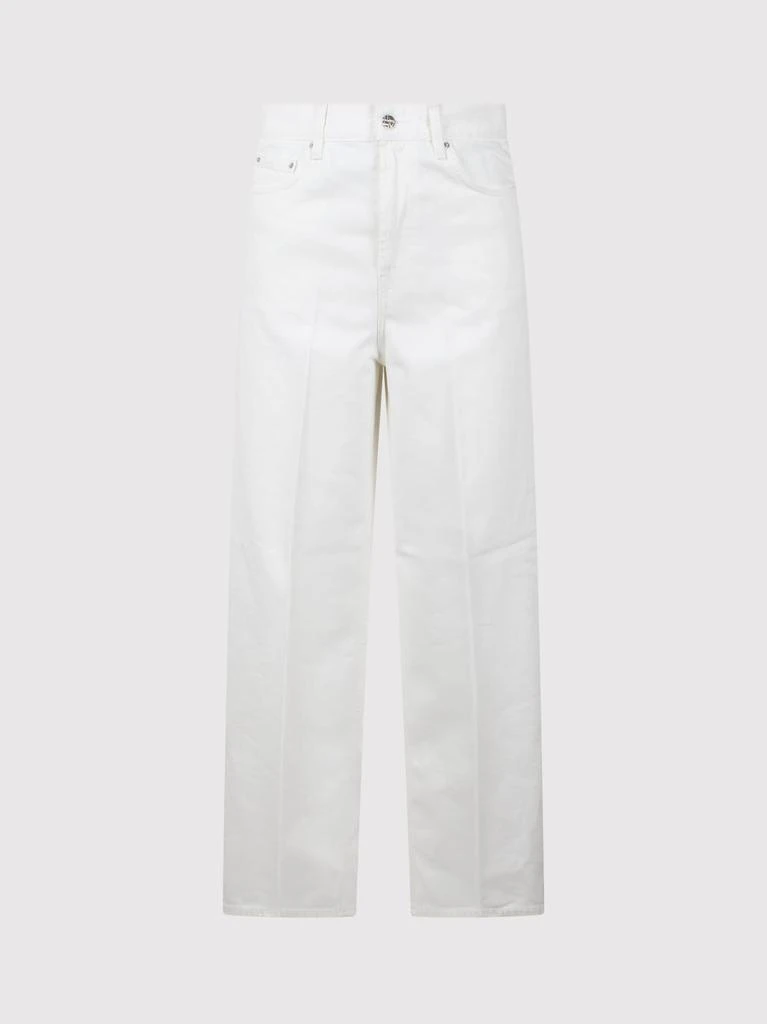 Totême Wide Leg Denim White Jeans 1