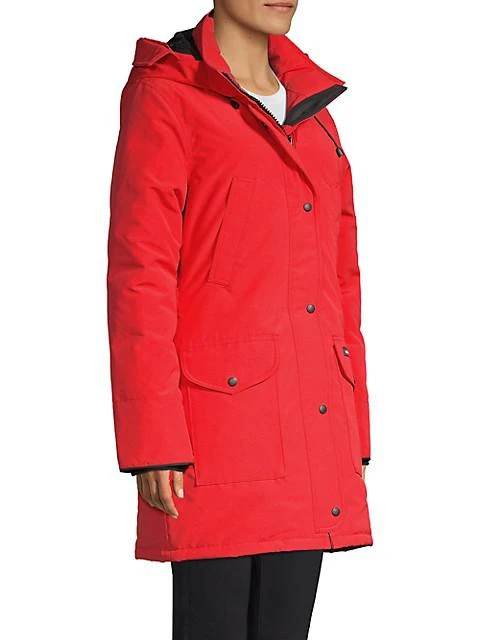 Canada Goose Trillium Coyote Fur-Trim Down Parka 4
