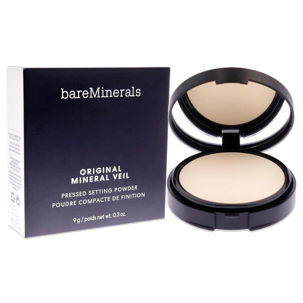 BareMinerals Original Mineral Veil Pressed Setting Powder - Sheer Fair by  for Women - 0.3 oz Powder 2
