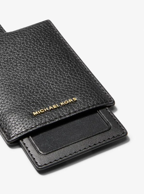 Michael Kors Jet Set Pebbled Leather Luggage Tag 2