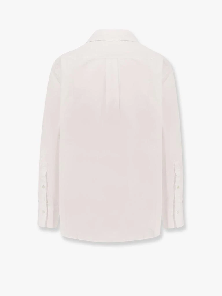 Closed Cotton shirt with asymmetric closure 2