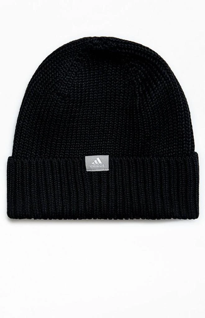 adidas Recycled Black Fashioned Fold Beanie