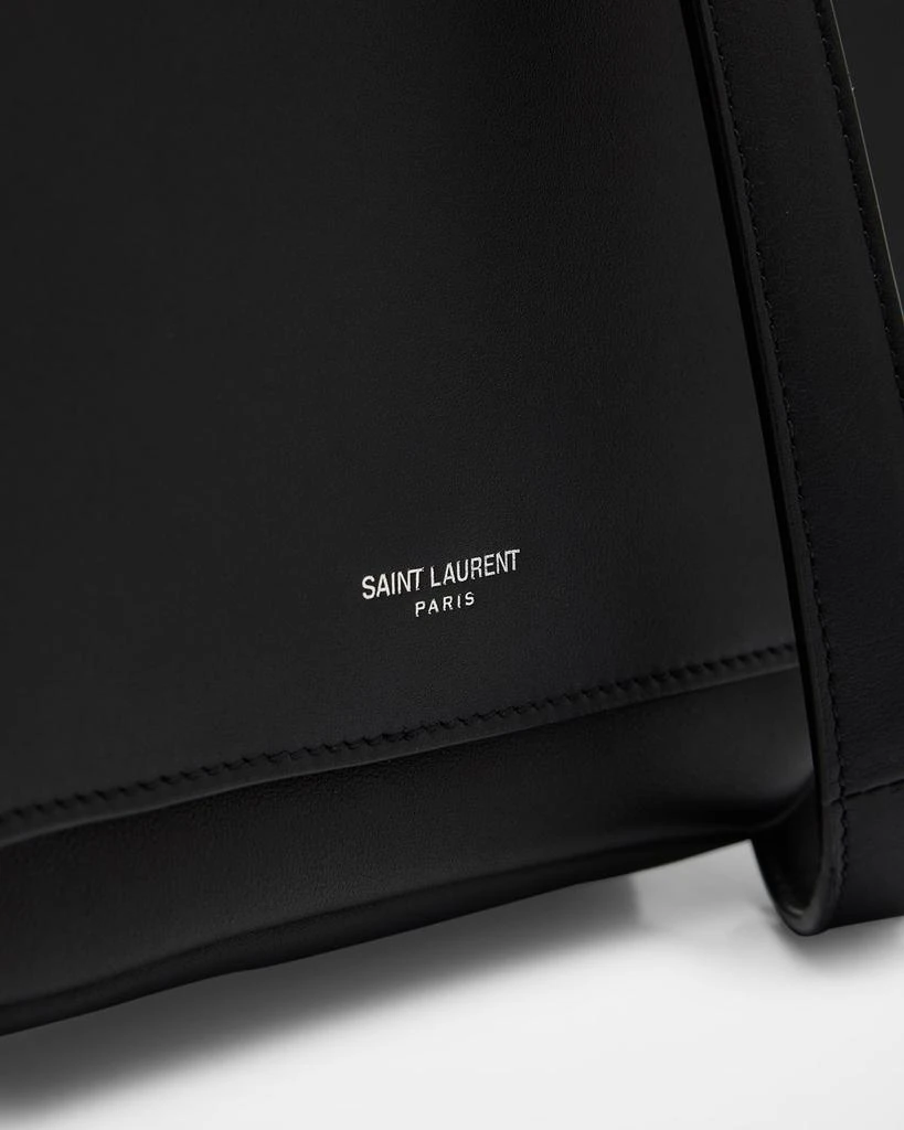 Yves Saint Laurent Men's Leather Messenger Bag 5