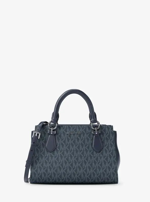 Michael Kors Marilyn Small Signature Logo Messenger Bag