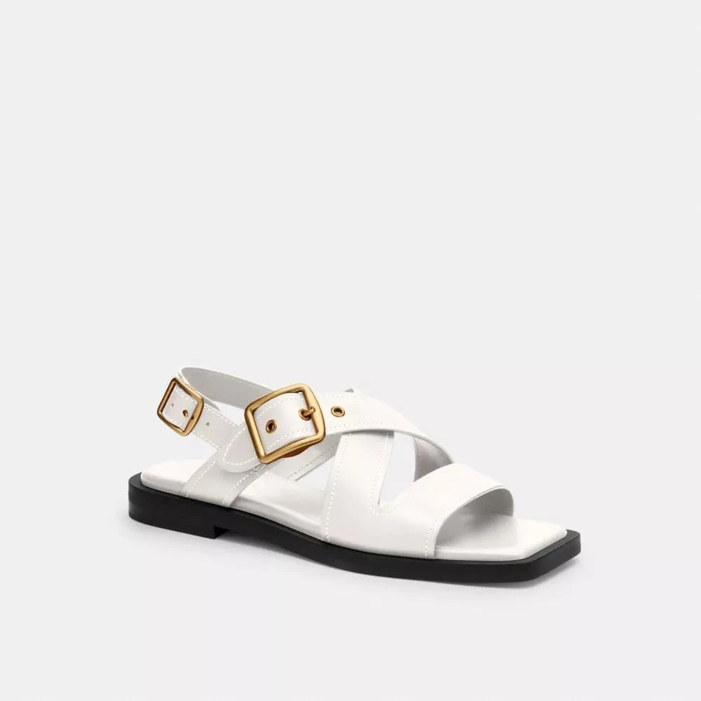 Coach Archival Buckle Flat Sandal 3