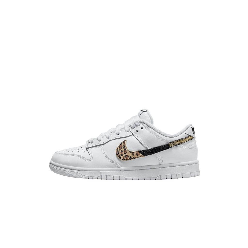 NIKE Nike - Baskets Dunk Lo Se Leopard - Blanc - Femme