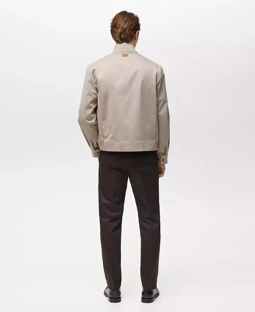 Mango Men's Water-Repellent Cotton Jacket 3