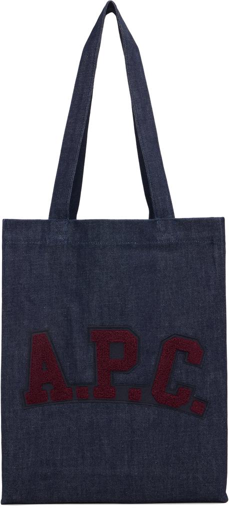 B06826T 新品 A.P.C. TOTE LAURE BLACK LOGO A.p.c. Laure Tote Bag A.P.C.