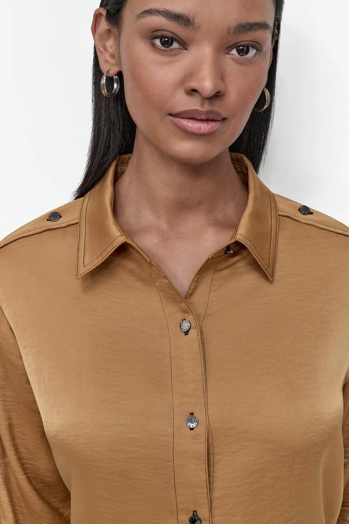 DKNY BUTTON-DETAILED SHIRT 4