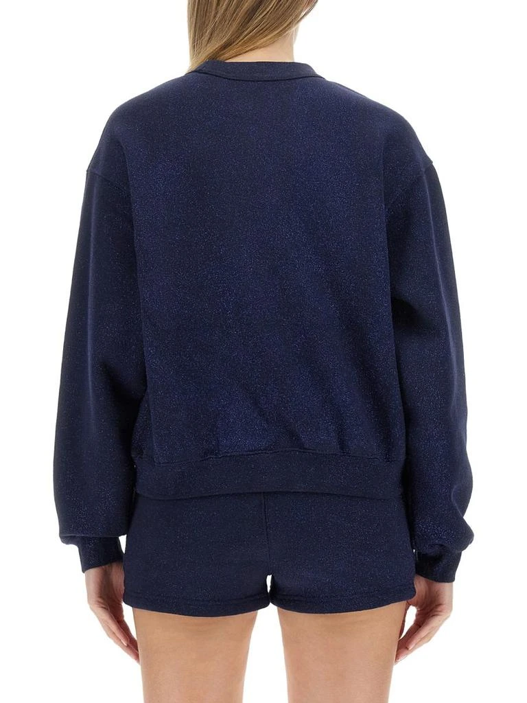 Alexander Wang Alexander Wang Stacked Logo Crewneck Sweatshirt 5