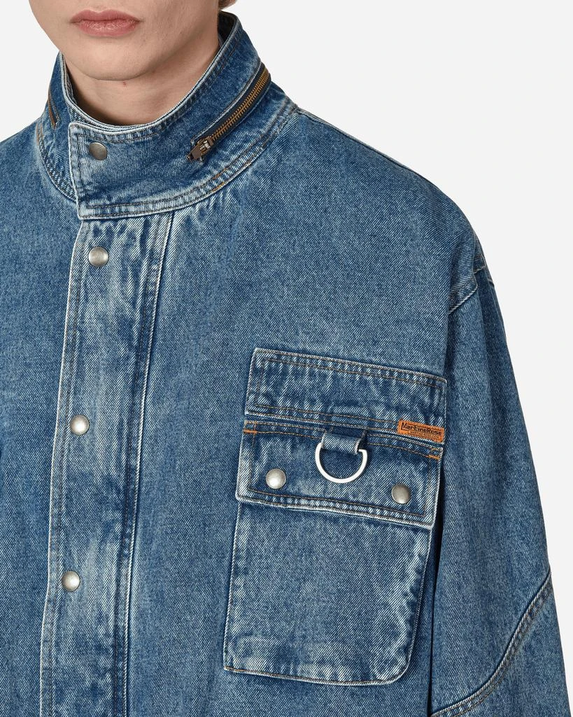 Martine Rose Denim Parka Jacket Blue 5