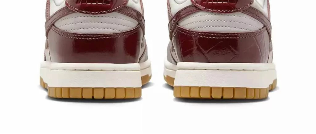 NIKE Women's Dunk Low Lx Sneakers In Phantom/team Red/sail 2