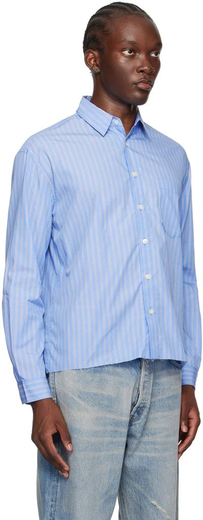 John Elliott Blue Hemi Shirt 4