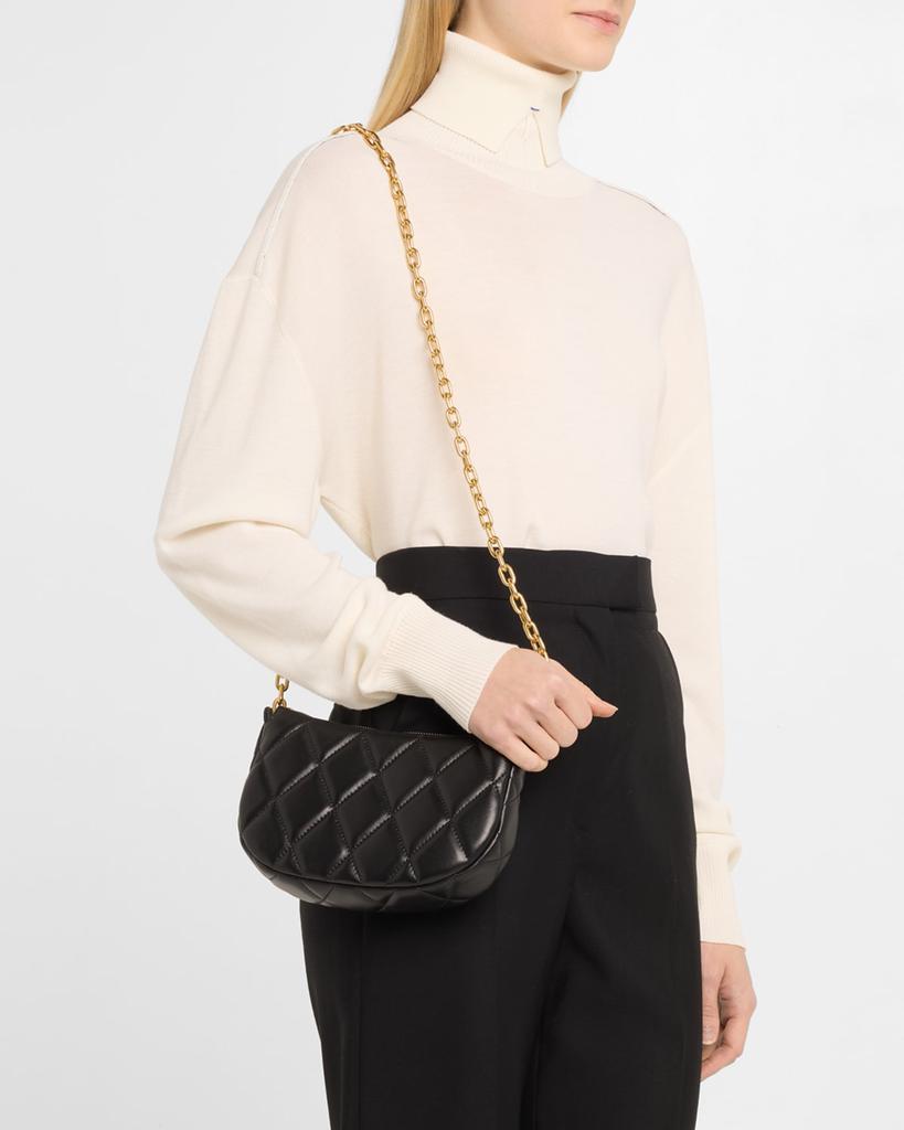 ショルダーバッグ・ポシェット BURBERRY BLACK LEATHER CHAIN ROCKING SHOULDER BAG Burberry Rocking Horse Large Leather Crossbody Bag | Neiman