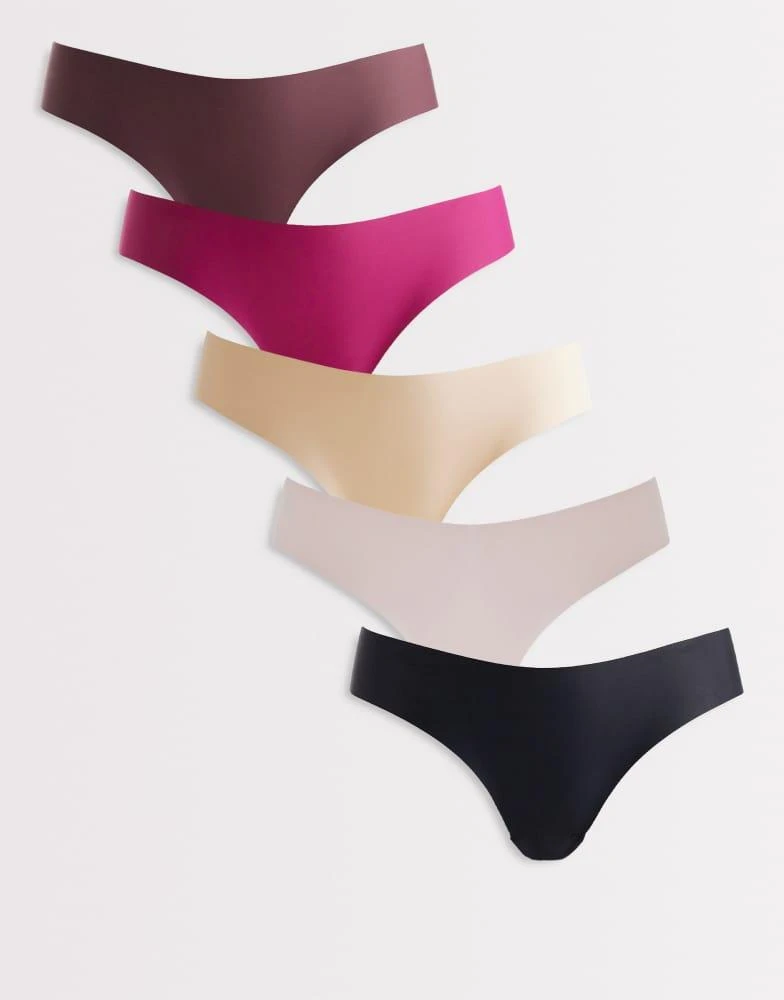 Cotton On Cotton On 5 pack invisible cheeky pant set in multi