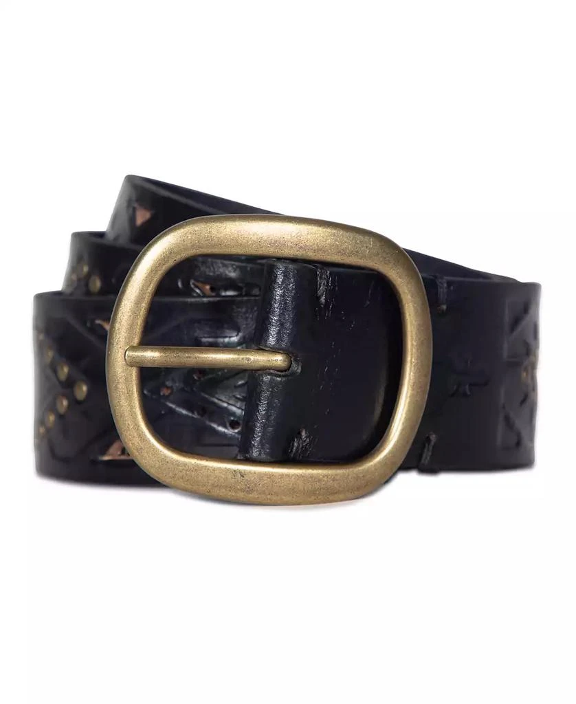 Frye Women's Southwestern Embossing Belt 1