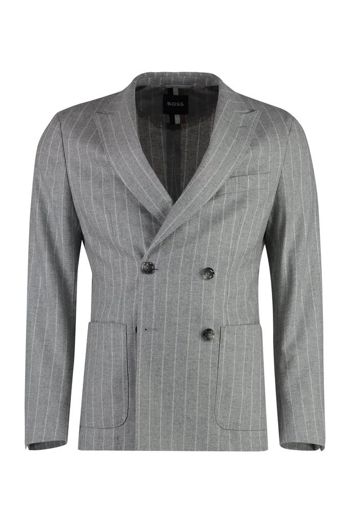 Hugo Boss Boss Hugo Boss Double Breasted Striped Two-Piece Suit 2