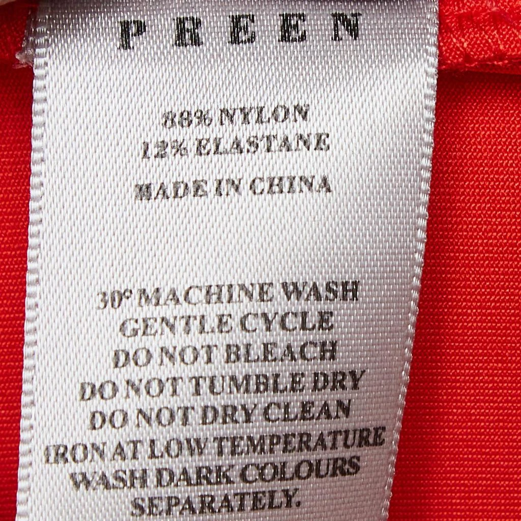 Preen By Thornton Bregazzi Preen By Thornton Bregazzi Red Jersey One Shoulder Bodycon Dress M 6