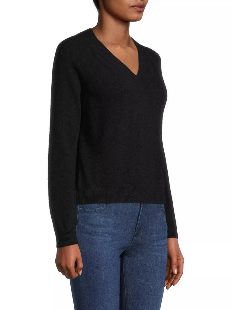 Minnie Rose V-Neck Cashmere Sweater 4