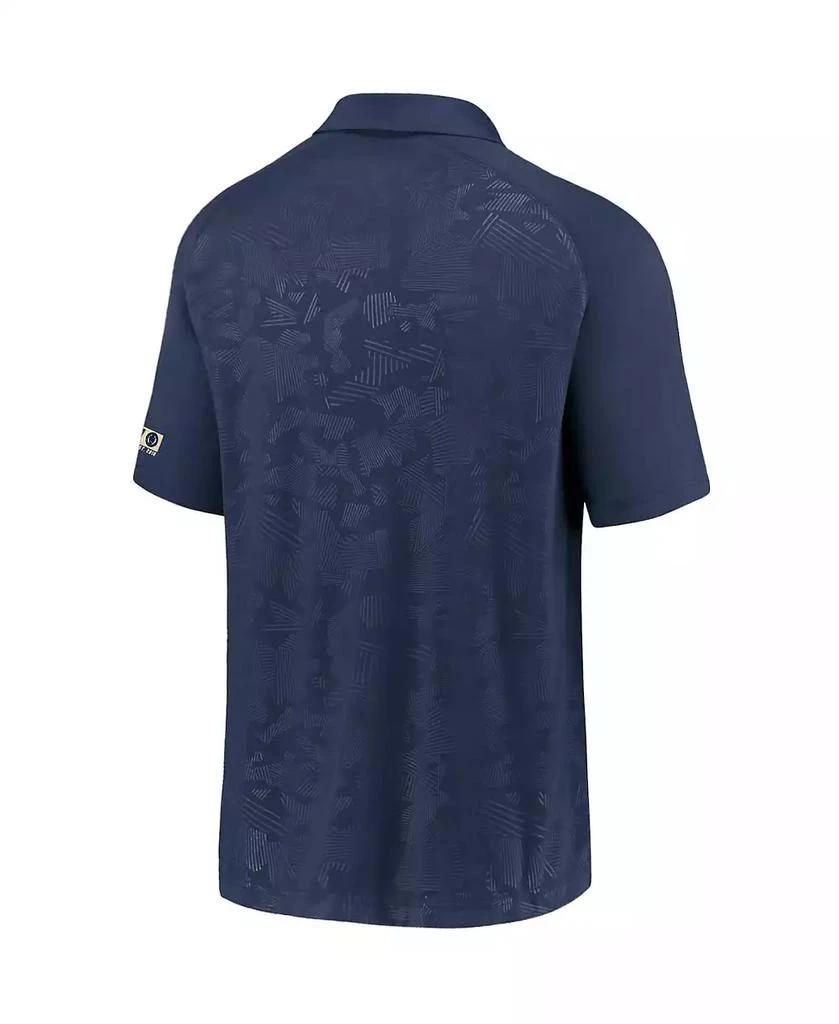 Fanatics Men's Navy Philadelphia Union Iconic Defender Raglan Polo 2