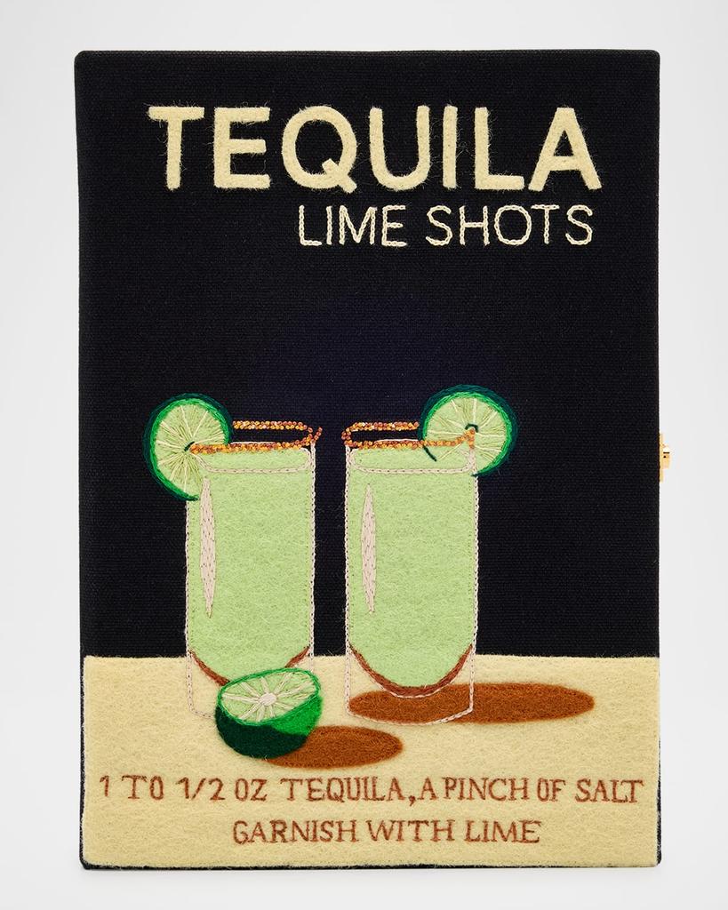 Olympia Le-Tan Tequila Shots Book Clutch Bag