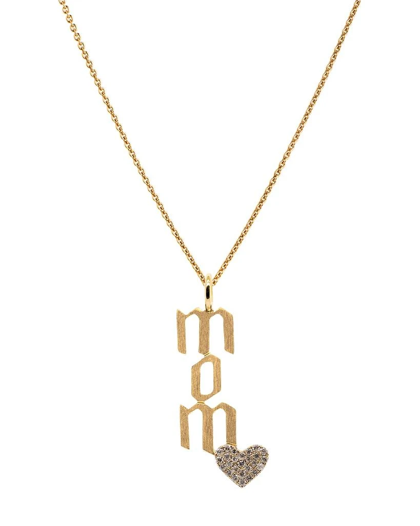 Bridget King Jewelry Mom Diamond Heart Necklace 1