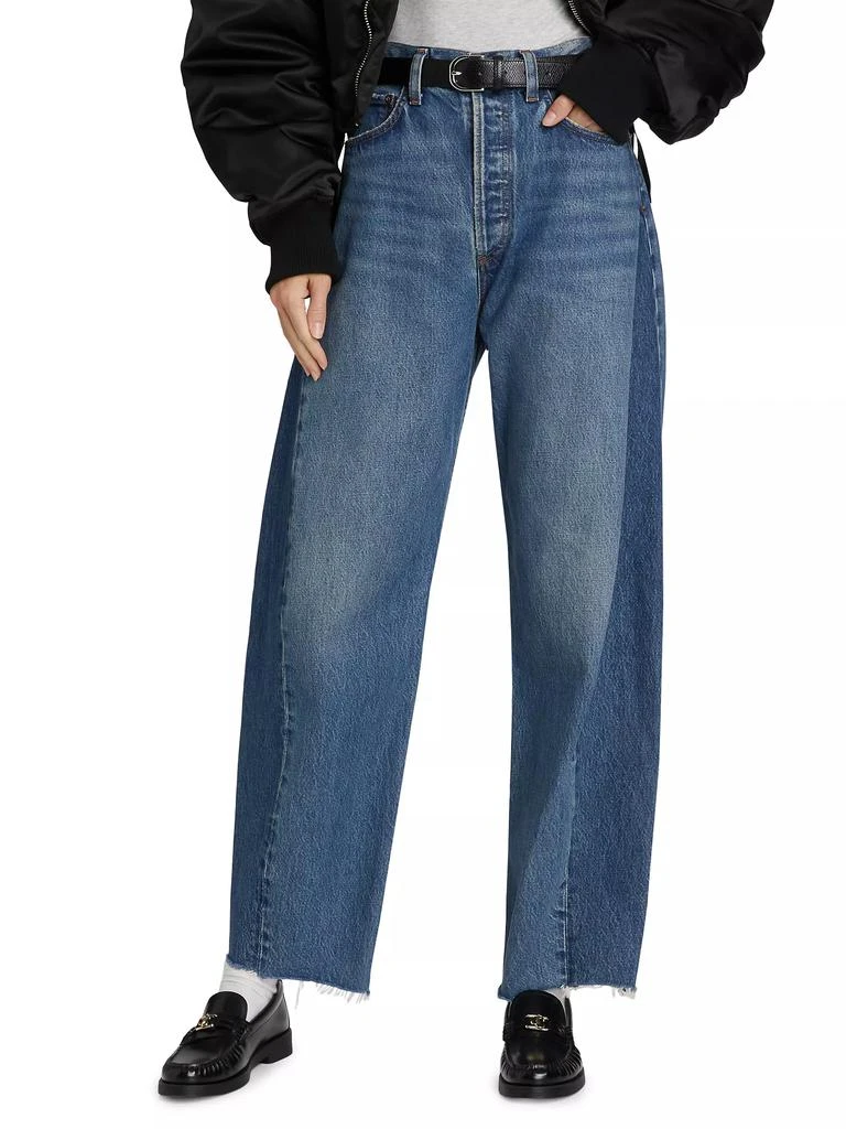 AGOLDE Luna Pieced High-Rise Jeans 3