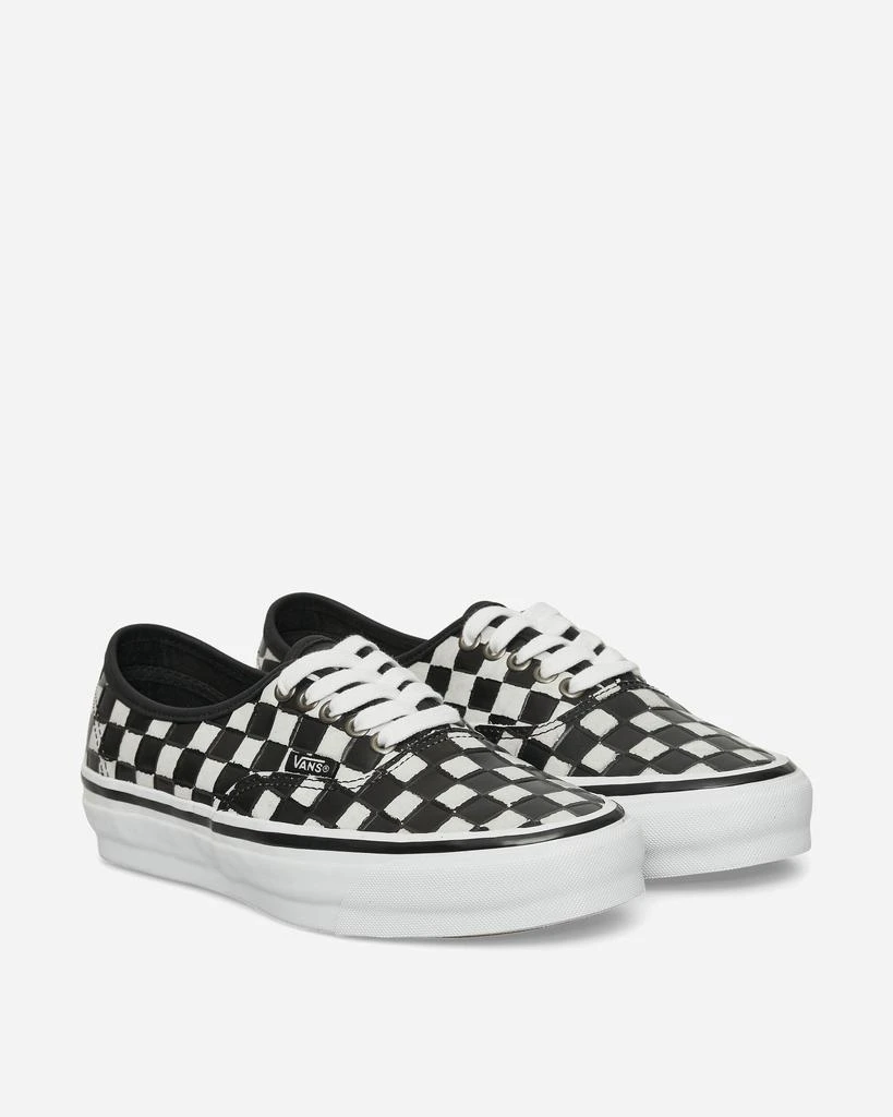 Vans Authentic 44 Leather Check Vibram Sneakers Black / White 2