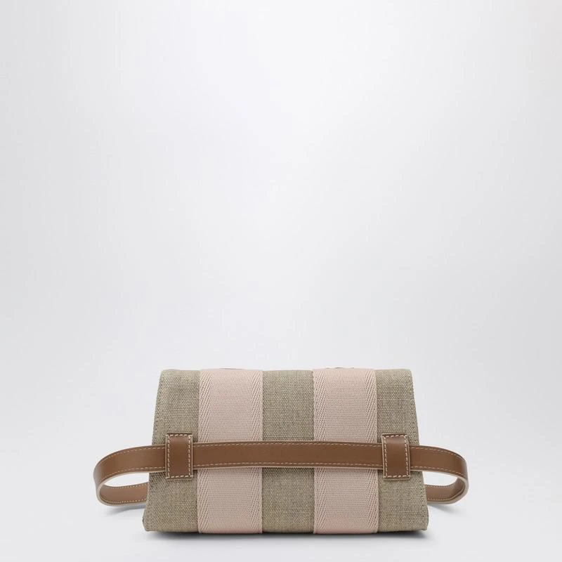 Chloé Woody beige/pink canvas waist bag 5