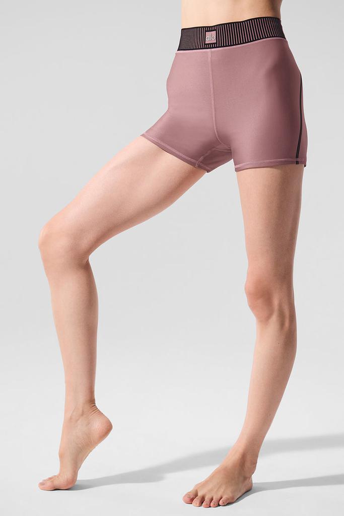 Alo Airlift High-Waist Line Up Short - Black - Shorts