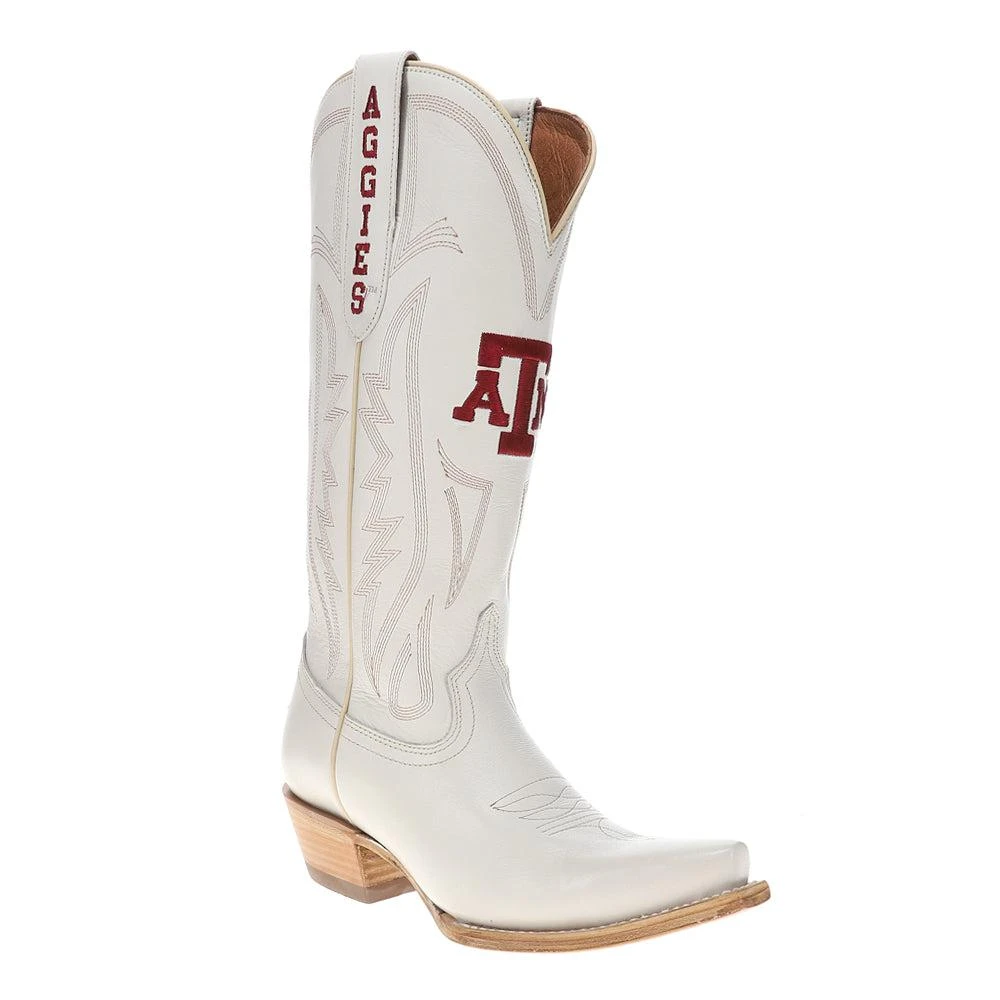 Gameday Boots Texas A&M University Gameday Embroidered Logo Snip Toe Cowboy Boots 2