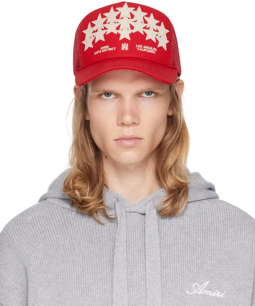 AMIRI Red Stars Trucker Cap 1