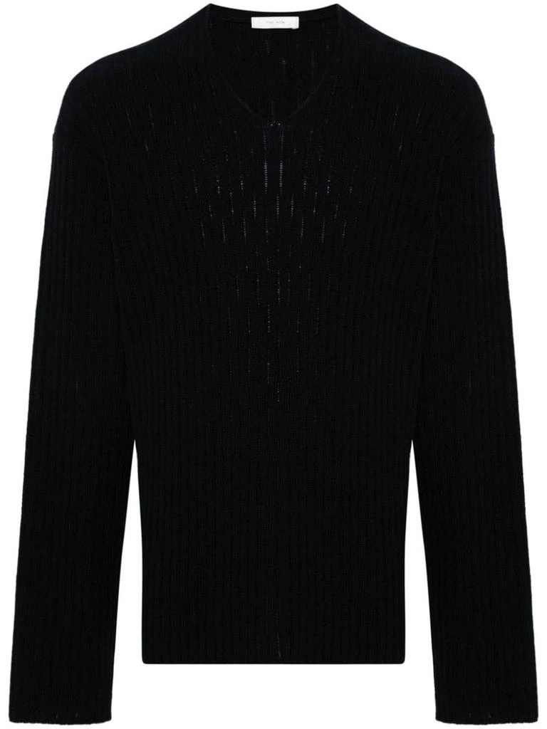 The Row The Row Cashmere V-Necked Sweater 1