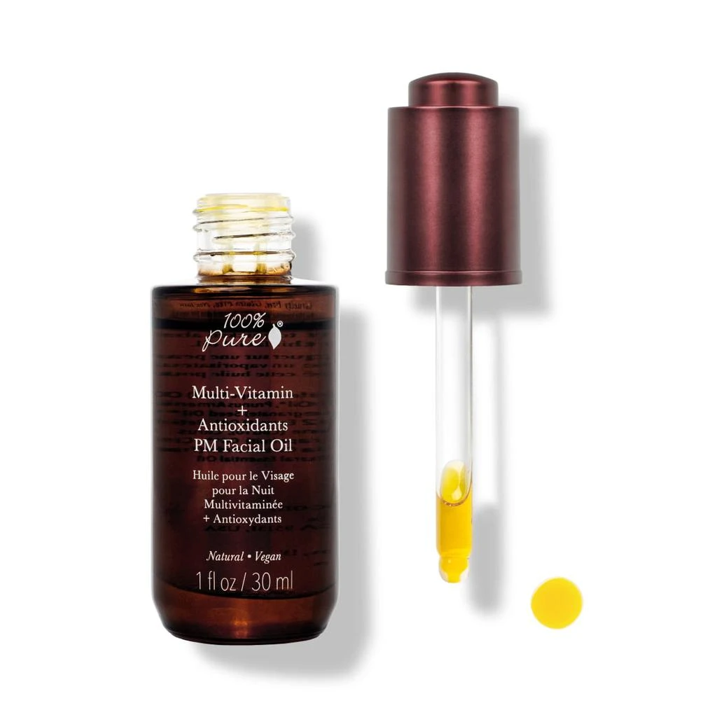 100% Pure Multi-Vitamin + Antioxidants PM Facial Oil 1