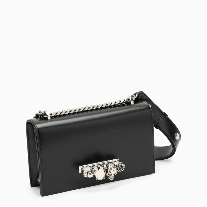 Alexander McQueen Jewelled Satchel shoulder bag black 4