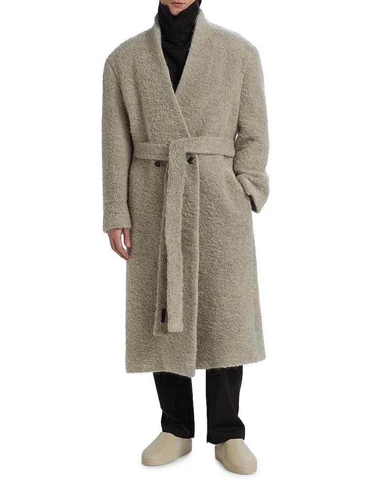 Fear of god Lapelless Wool-Blend Coat 4
