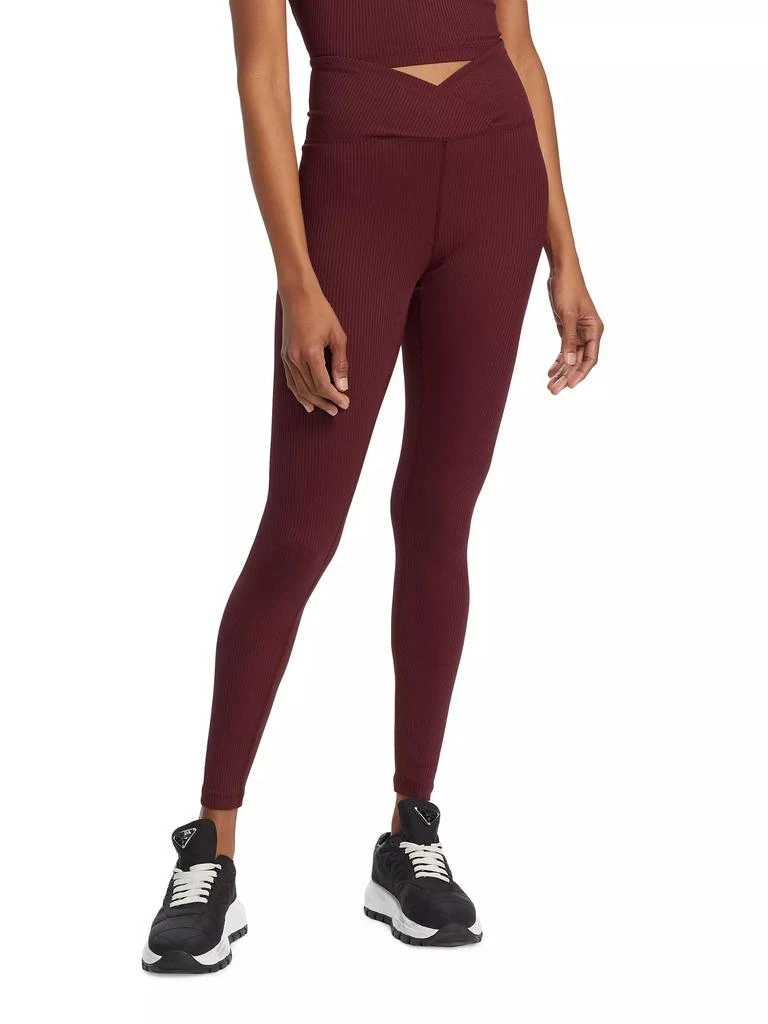 Year of Ours Veronica Ribbed Cross-Over Leggings 3