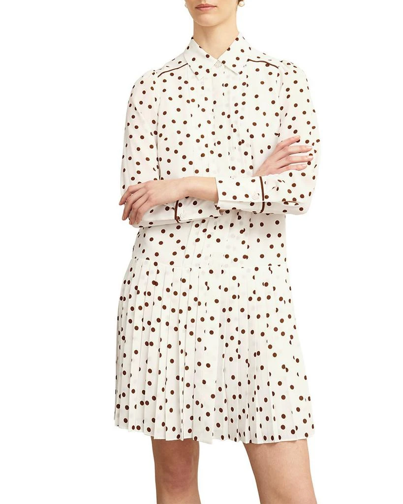HOBBS LONDON Francesca Dot Print Dress 7