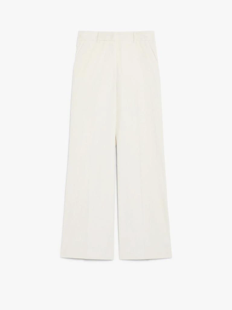 Weekend Max Mara Wide-leg velvet trousers 4