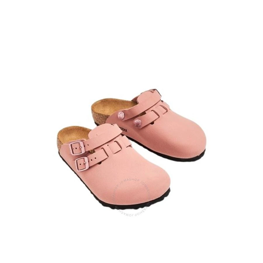 Birkenstock Kids Pink Clay Kay Birko-Flor Birkibuc Clogs 3