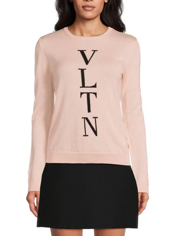 Valentino Logo Crewneck Sweater 1