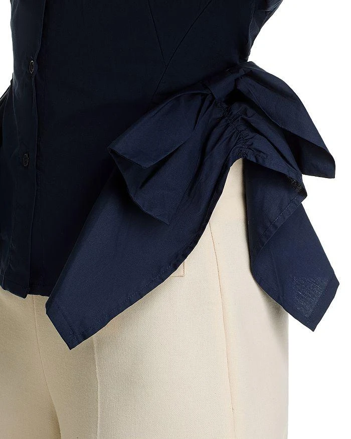 Gracia Bow Detail Short Sleeve Shirt 4