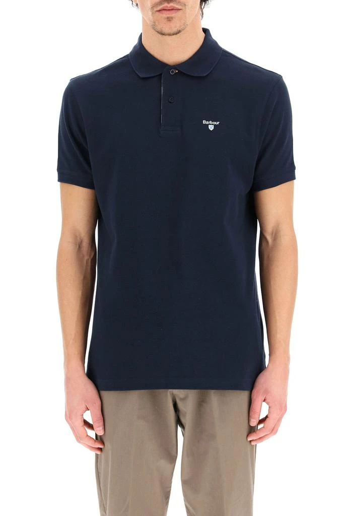 Barbour Barbour Logo Embroidered Short-Sleeved Polo Shirt 3