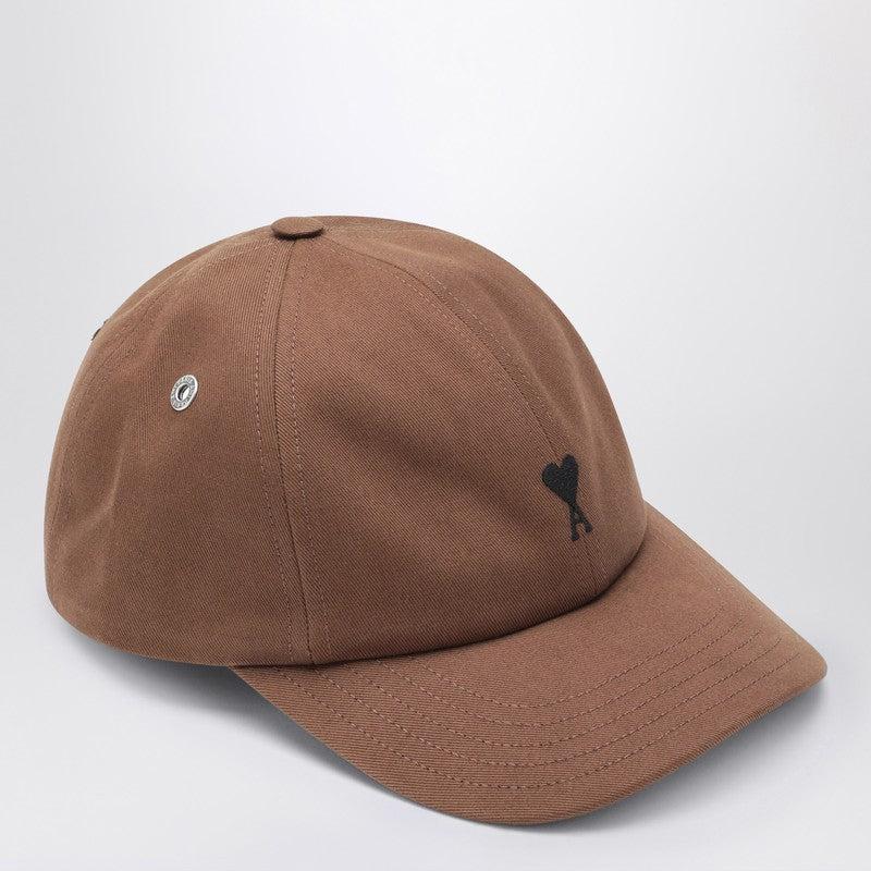 AMI Men's Ami De Coeur Hazelnut Baseball Cap