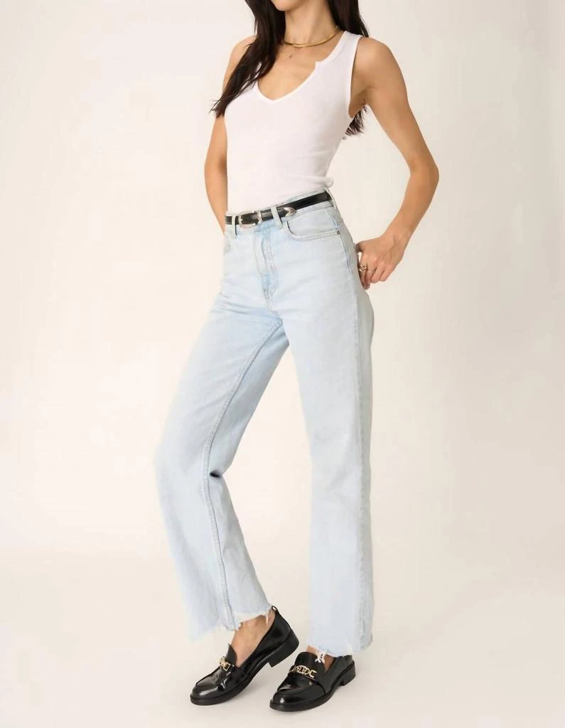 Project Social T Madly Rib Notch Tank In White 2