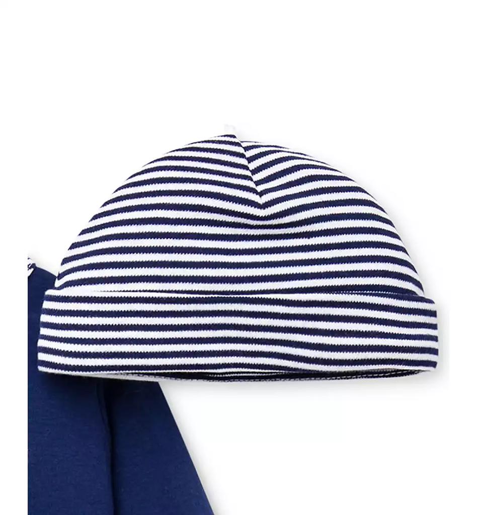 Little Me Baby Boys Sailboat Coverall and Hat, 2 Piece Set