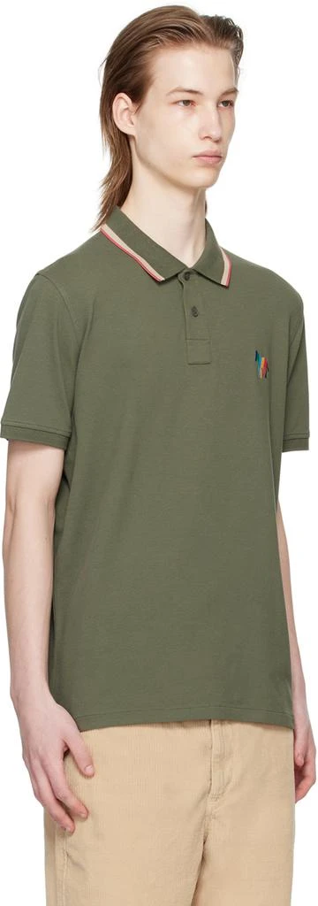 Paul Smith Green Broad Stripe Zebra Polo 2