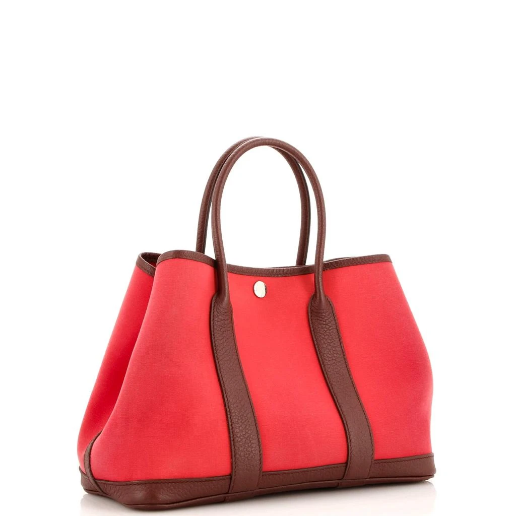 Hermes Garden Party Tote Toile and Leather 30 2